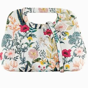 Nicole Miller Floral Crossbody Bag Clutch Summer Spring NEW